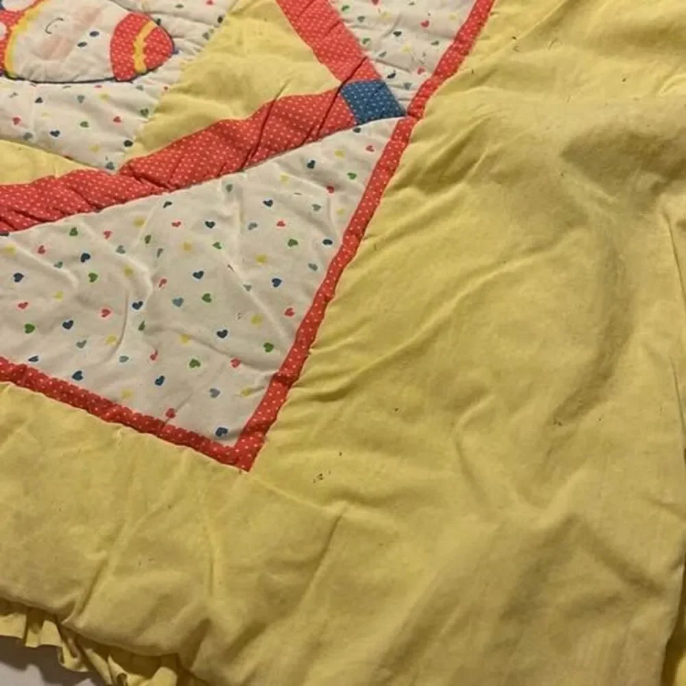 1984 Vintage Baby Quilt Humpty Dumpty